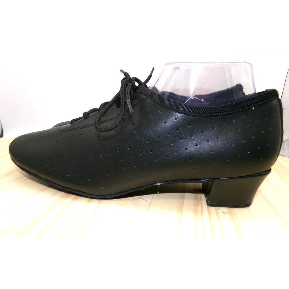 Pro Dancer‎ Brand Practice Shoes Womens Black Size 11 Perforated Faux Leather